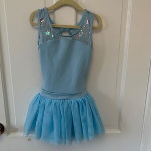 Capezio Light Blue Kids Dance Costume